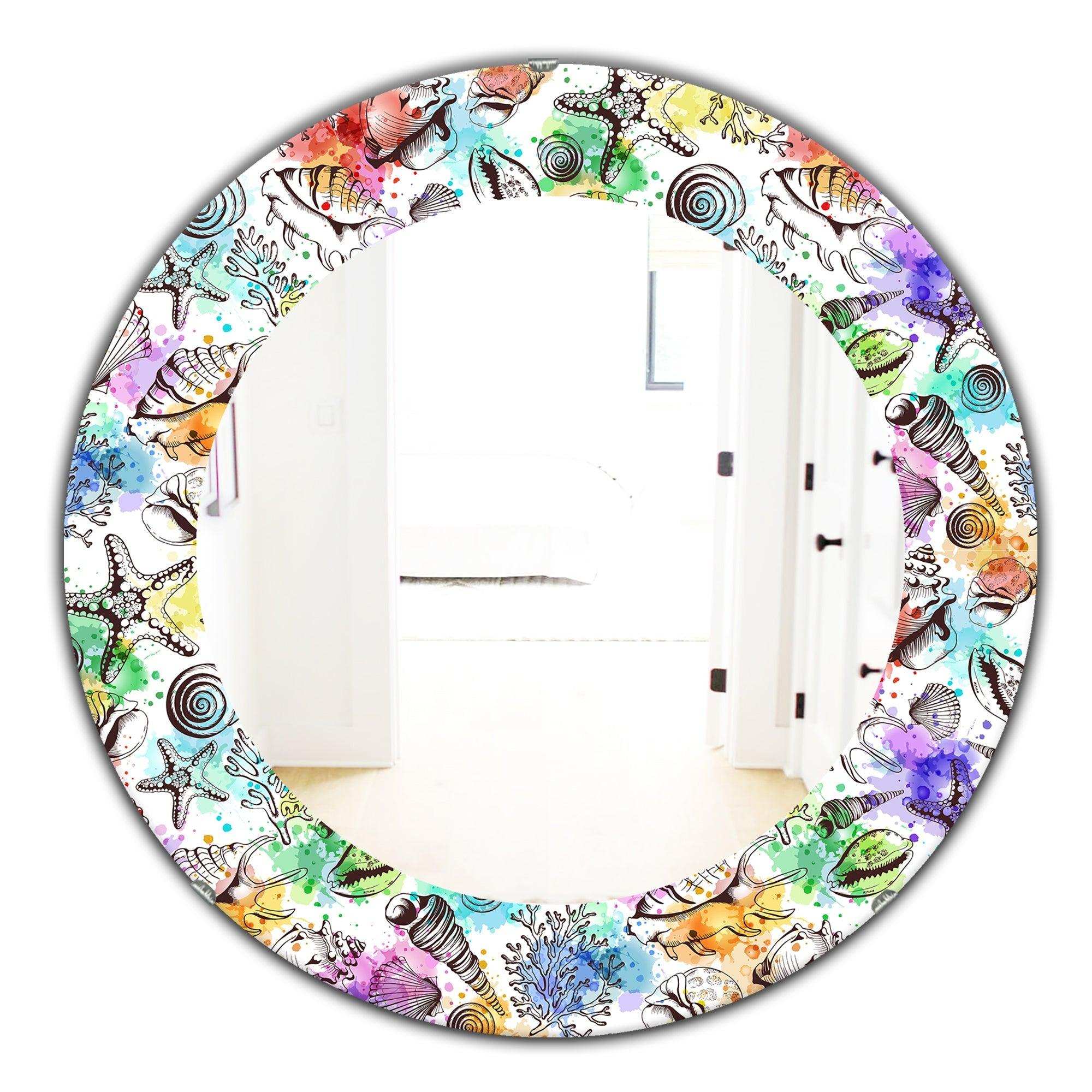 Costal Creatures 6' Traditional Mirror - Oval or Round Wall Mirror