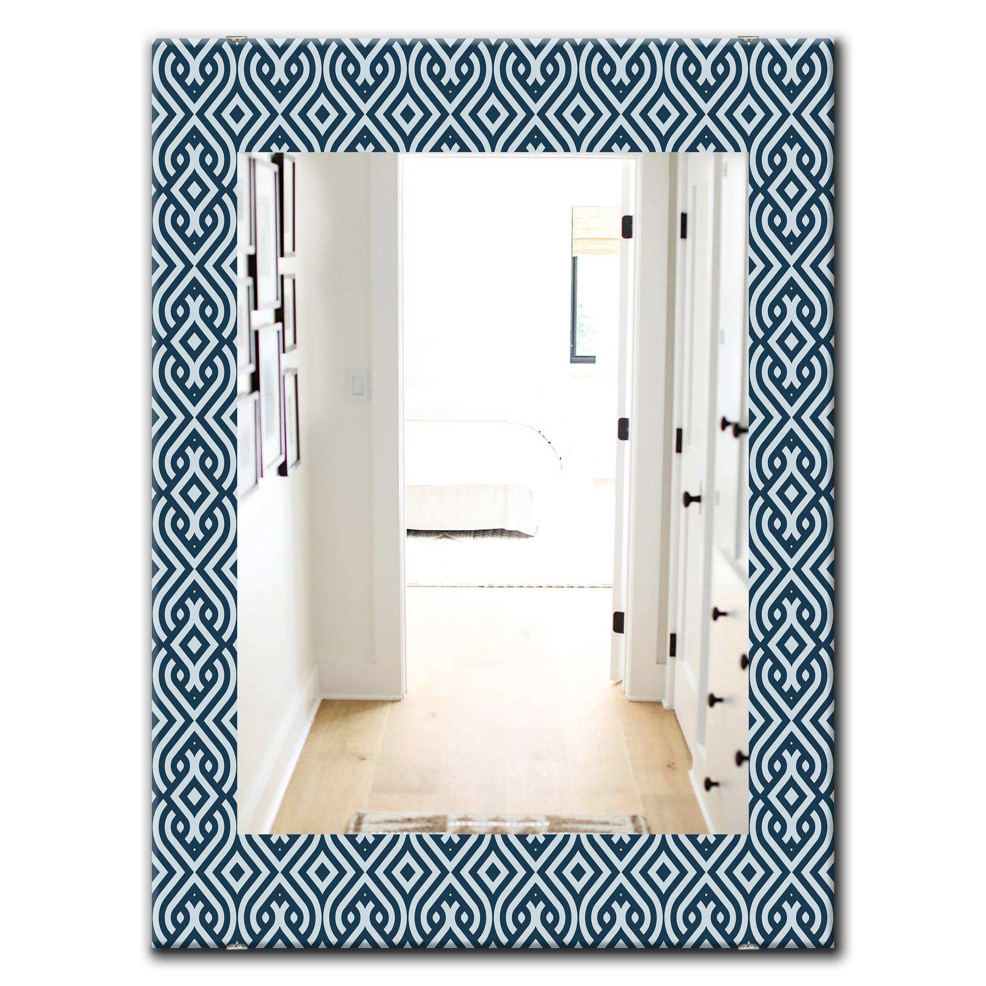 Scandinavian 4' Mid-Century Mirror - Oval or Round Wall Mirror