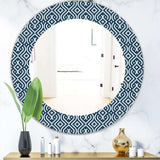 Scandinavian 4' Mid-Century Mirror - Oval or Round Wall Mirror