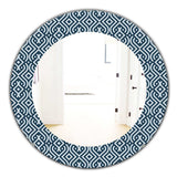 Scandinavian 4' Mid-Century Mirror - Oval or Round Wall Mirror