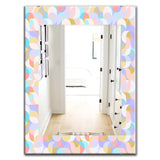 Pastel Dreams 3' Modern Mirror - Oval or Round Wall Mirror