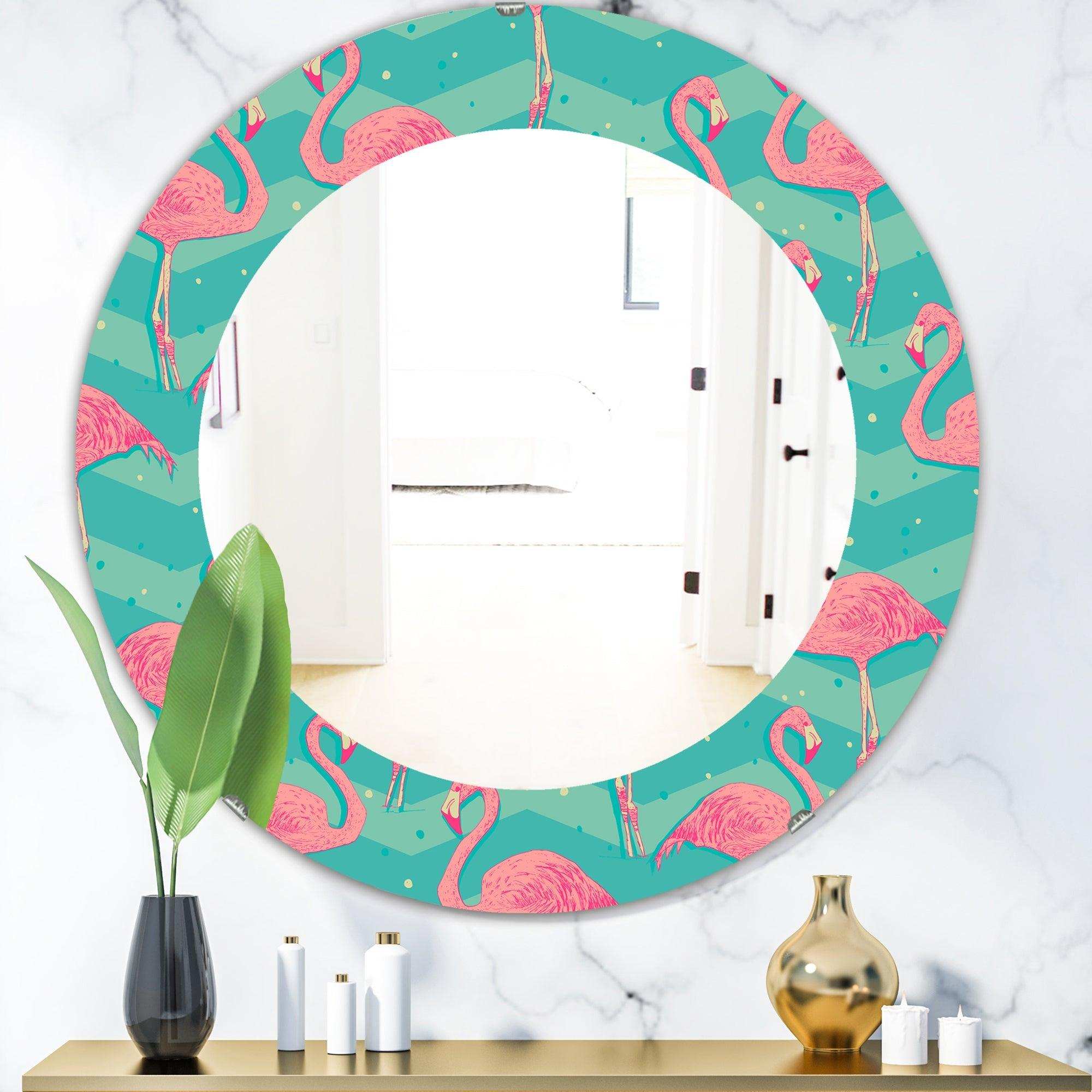 Flamingo 1' Traditional Mirror - Oval or Round Wall Mirror