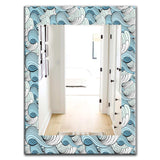 Great Wave Inspiration' Traditional Mirror - Oval or Round Wall Mirror