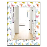 Butterfly 1' Traditional Mirror - Oval or Round Wall Mirror