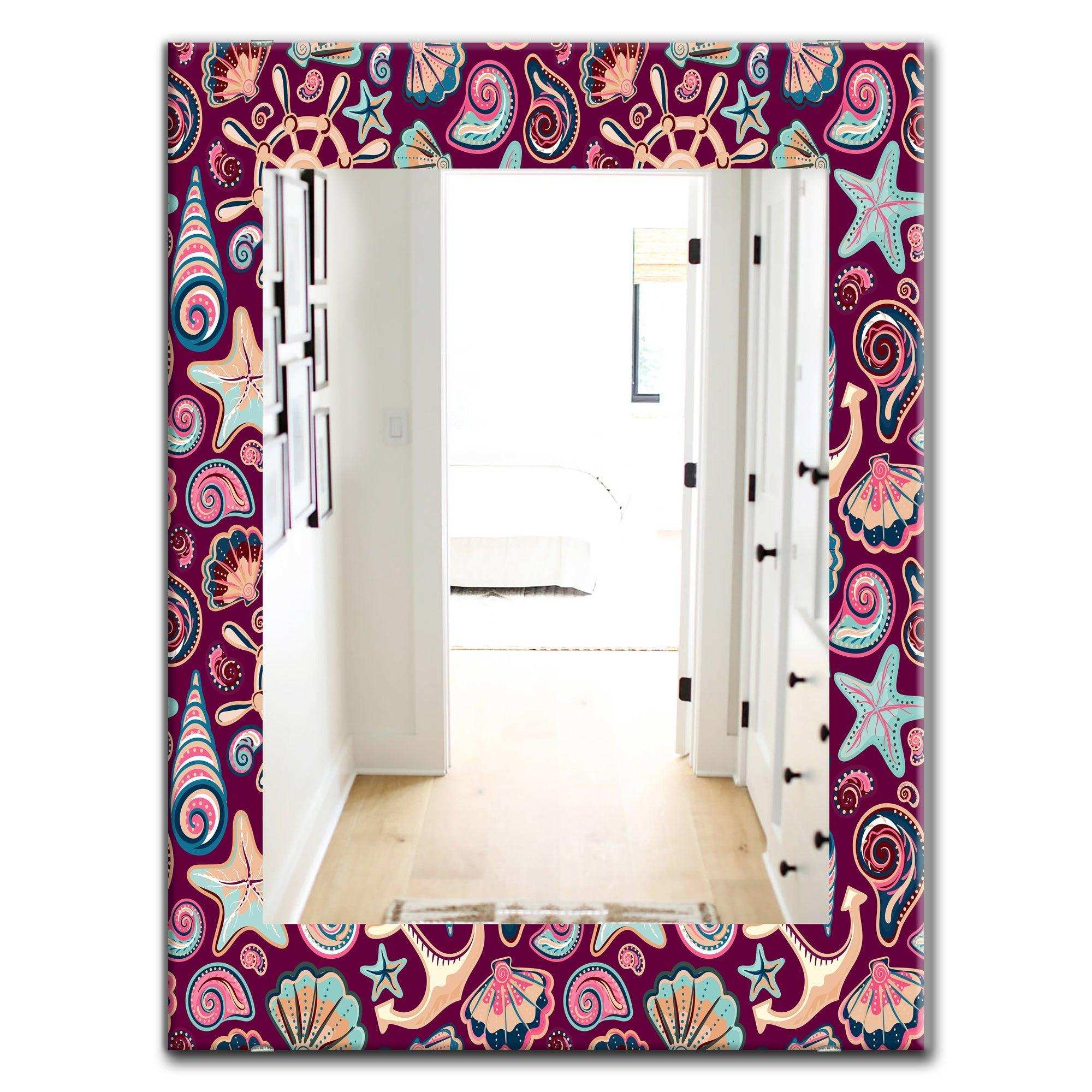 Costal Creatures 13' Traditional Mirror - Oval or Round Wall Mirror