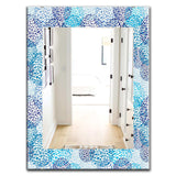 Sea Motif Pattern' Traditional Mirror - Oval or Round Wall Mirror