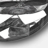 French Bulldog Fashion Portrait - Animal Metal Circle Wall Art