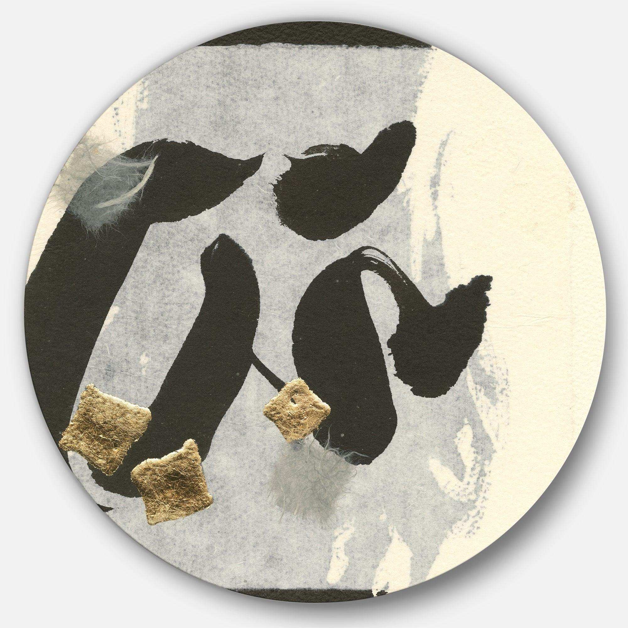 Glam Collage I - Abstract Circle Metal Wall Decor