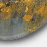 Black and Gold Glam Abstract - Abstract Circle Metal Wall Decor