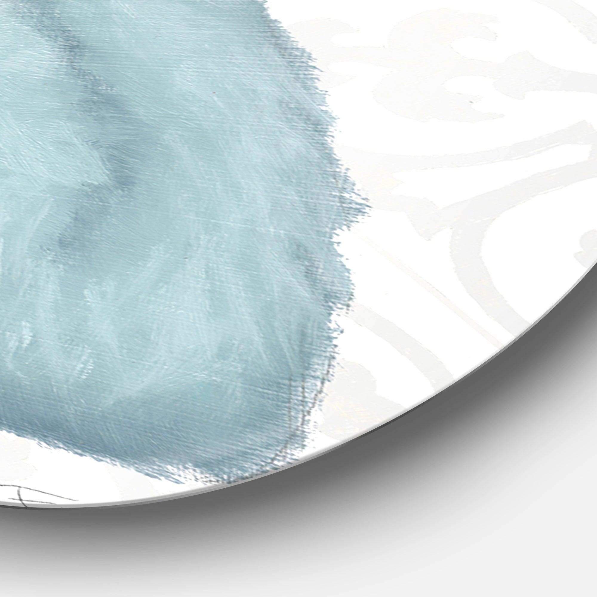 Glam cosmetics Blue Bag - Fashion Circle Metal Wall Decor