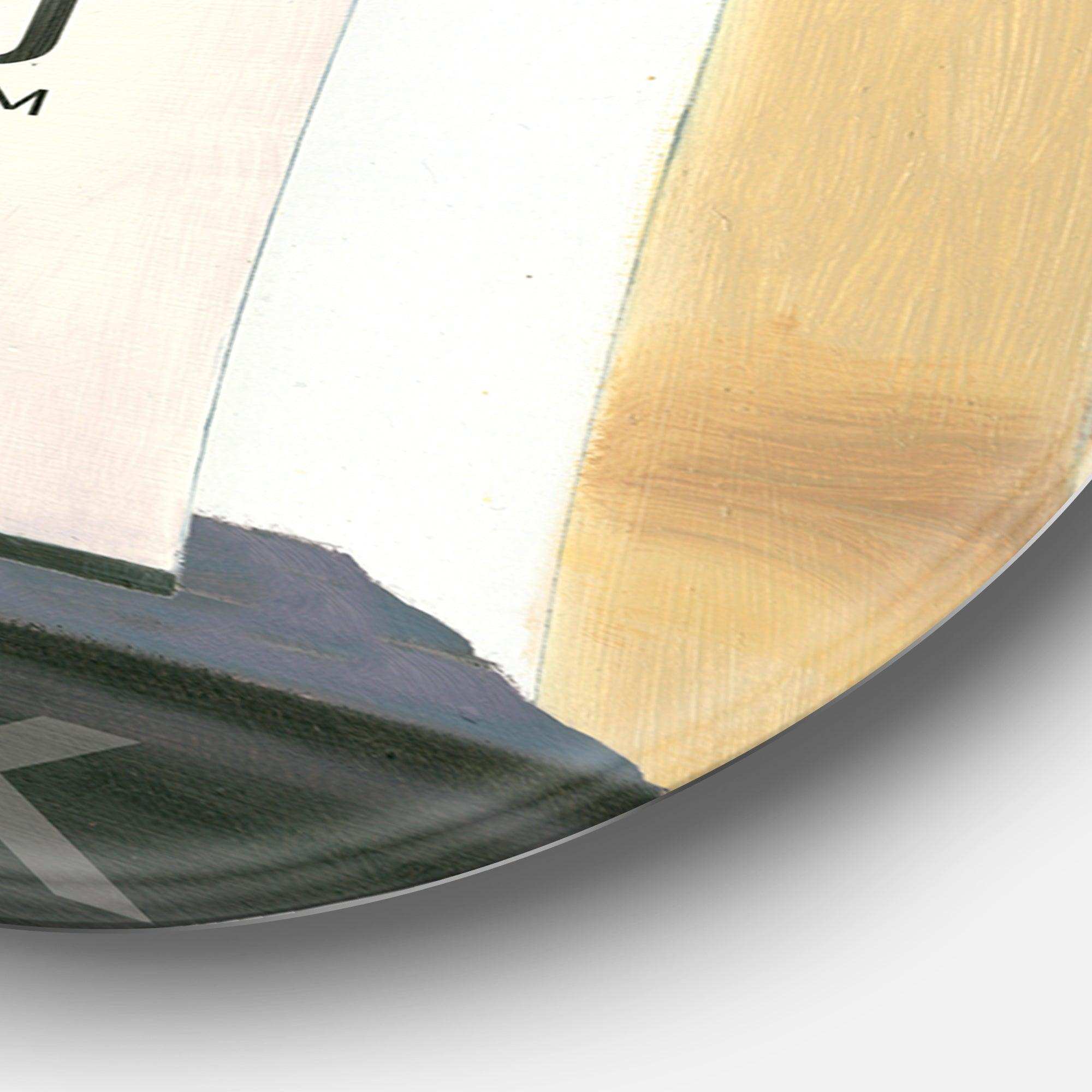 Glam & Fashion Parfum Boudoir III - Fashion Metal Circle Wall Art