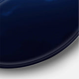 Full Moon In Cloudy Night Sky III - Landscape Round Metal Wall Art