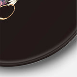 Vintage Floral Summer Wildflowers Arrangement - Floral Metal Circle Wall Art