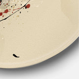 Woman Playing Jazz Trumpet - Music Circle Metal Wall Decor