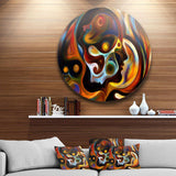 Perspectives of Inner Paint - Abstract Circle Metal Wall Decor