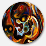 Perspectives of Inner Paint - Abstract Circle Metal Wall Decor