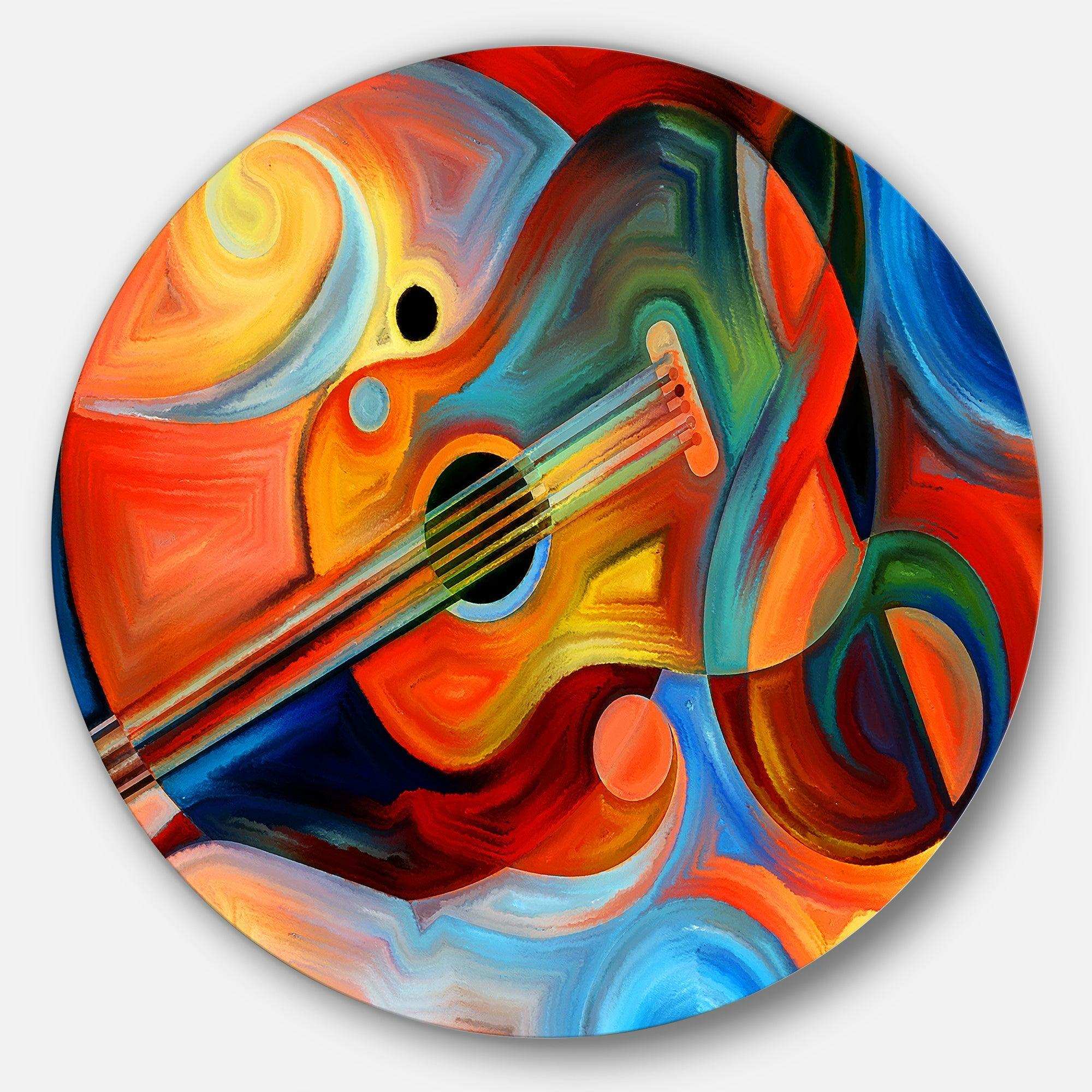 Music and Rhythm - Abstract Circle Metal Wall Decor