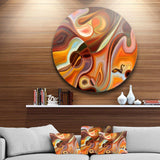 Music Dreams - Abstract Metal Circle Wall Art