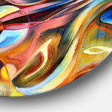 Music beyond the Frames - Abstract Large Metal Circle Wall Art