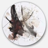 Artistic Splash - Landscape Round Metal Wall Art