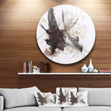 Artistic Splash - Landscape Round Metal Wall Art