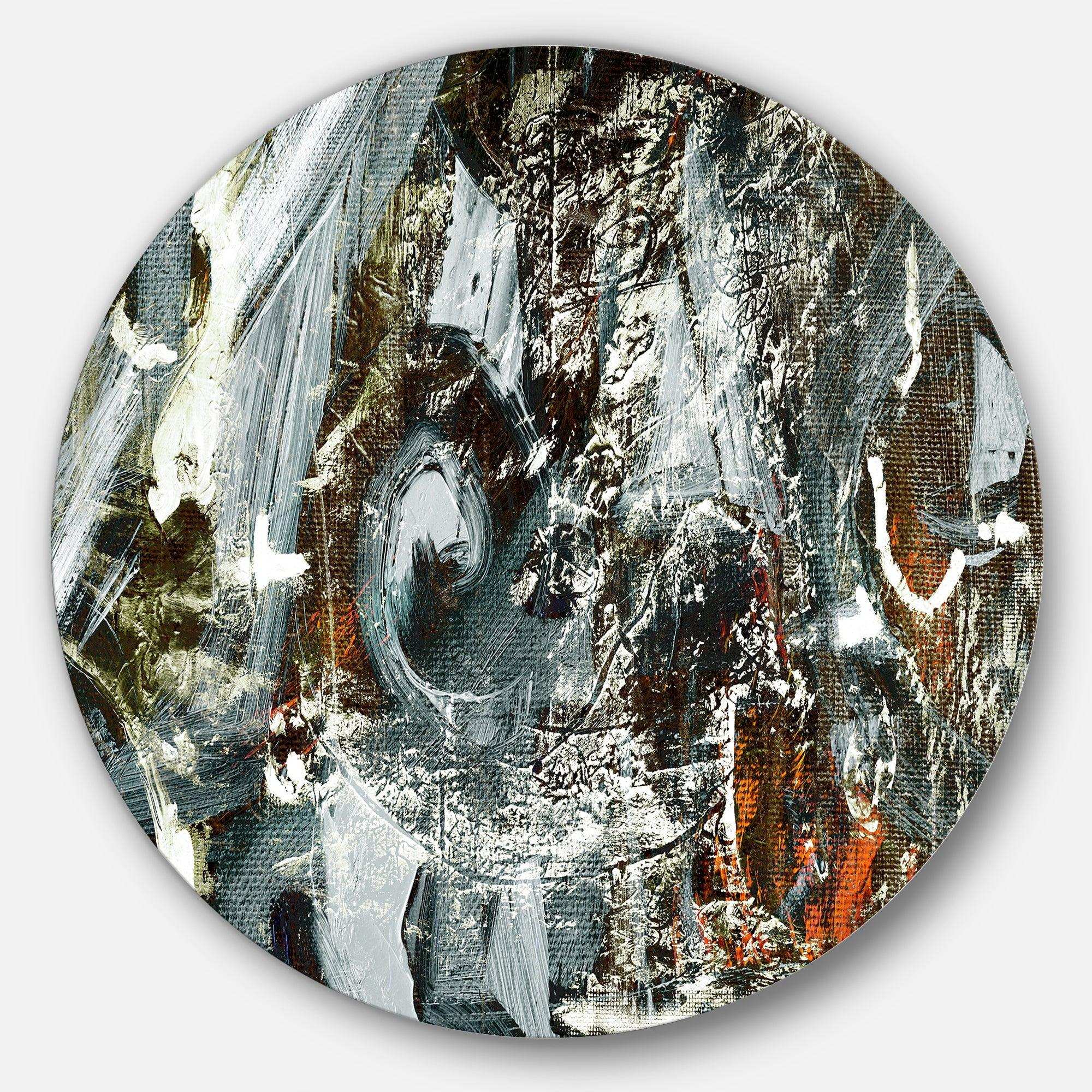 Contemporary Abstract Design - Abstract Circle Metal Wall Decor