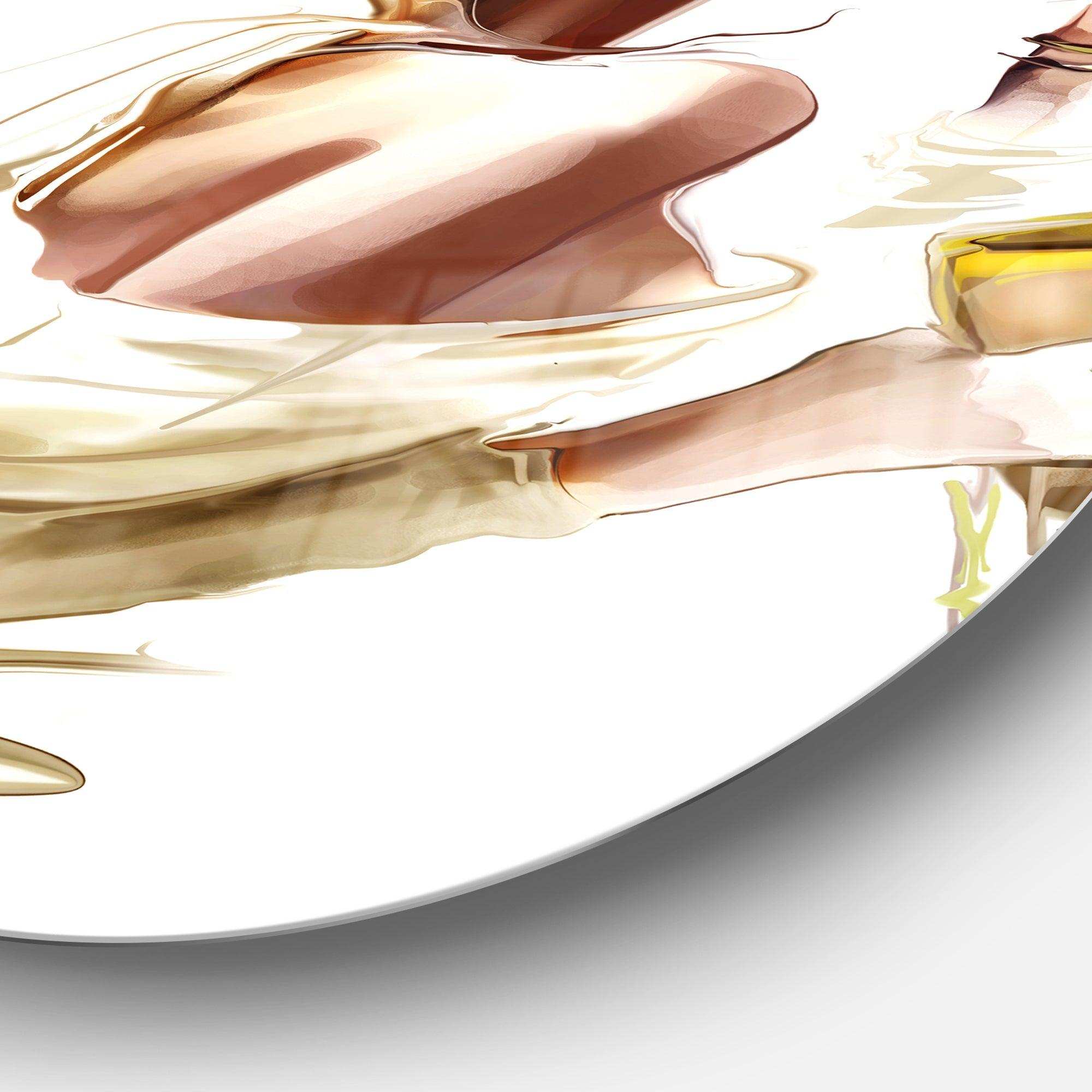 Fashion Woman - Portrait Circle Metal Wall Decor