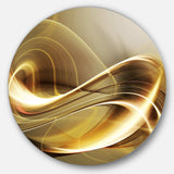 Elegant Modern Sofa - Abstract Circle Metal Wall Decor