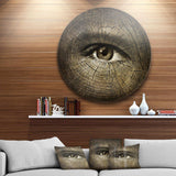 Aging Eyes - Abstract Circle Metal Wall Decor