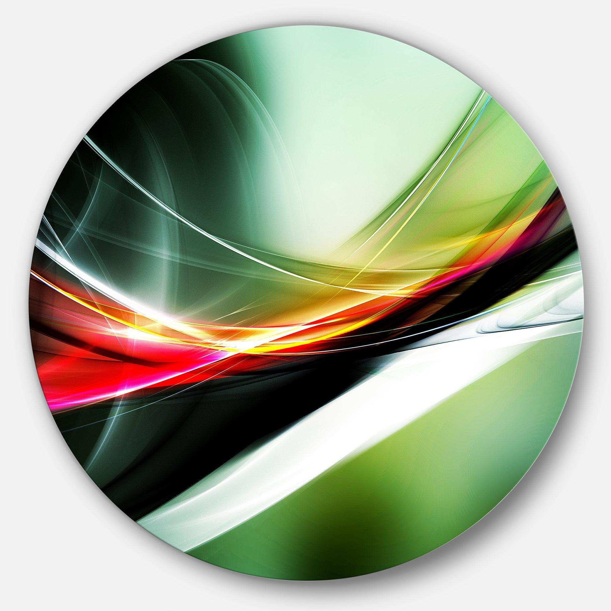 Elegant Color Pattern - Abstract Circle Metal Wall Decor