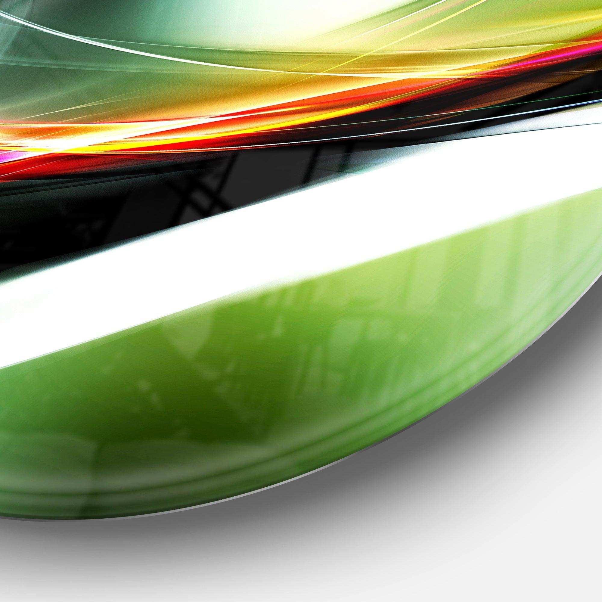 Elegant Color Pattern - Abstract Circle Metal Wall Decor