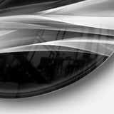 Glittering Silver Pattern - Abstract Circle Metal Wall Decor