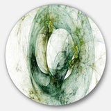 Far Spherical Galaxy Brown - Abstract Metal Circle Wall Art