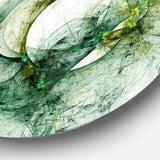 Far Spherical Galaxy Brown - Abstract Metal Circle Wall Art