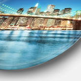 Big Apple New York - Architecture Metal Circle Wall Art