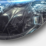 Woman Suit with Relief - Romantic Circle Metal Wall Decor