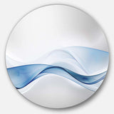 Wave of Water Splash - Abstract Circle Metal Wall Art