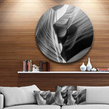 Lower Antelope Canyon - Landscape Metal Circle Wall Art