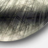 Beautiful Gray Forest in Germany - Landscape Circle Metal Wall Decor