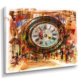 People and Time Acrylic - Modern Bedroom Wall Art