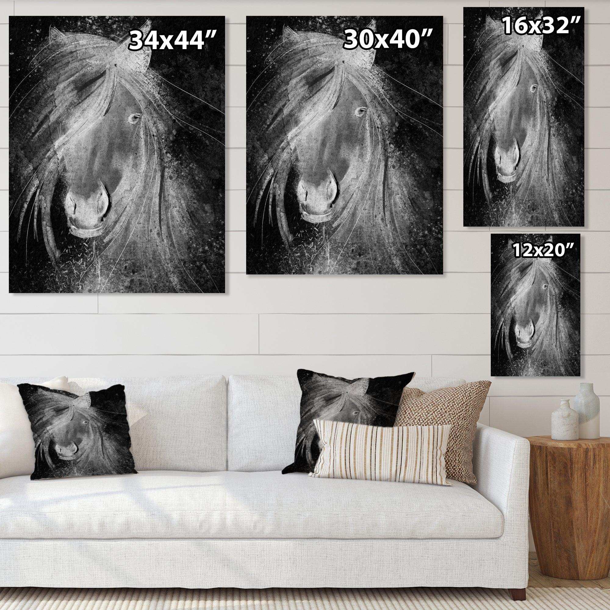 Farmhouse Horse VI - Canvas Wall Art