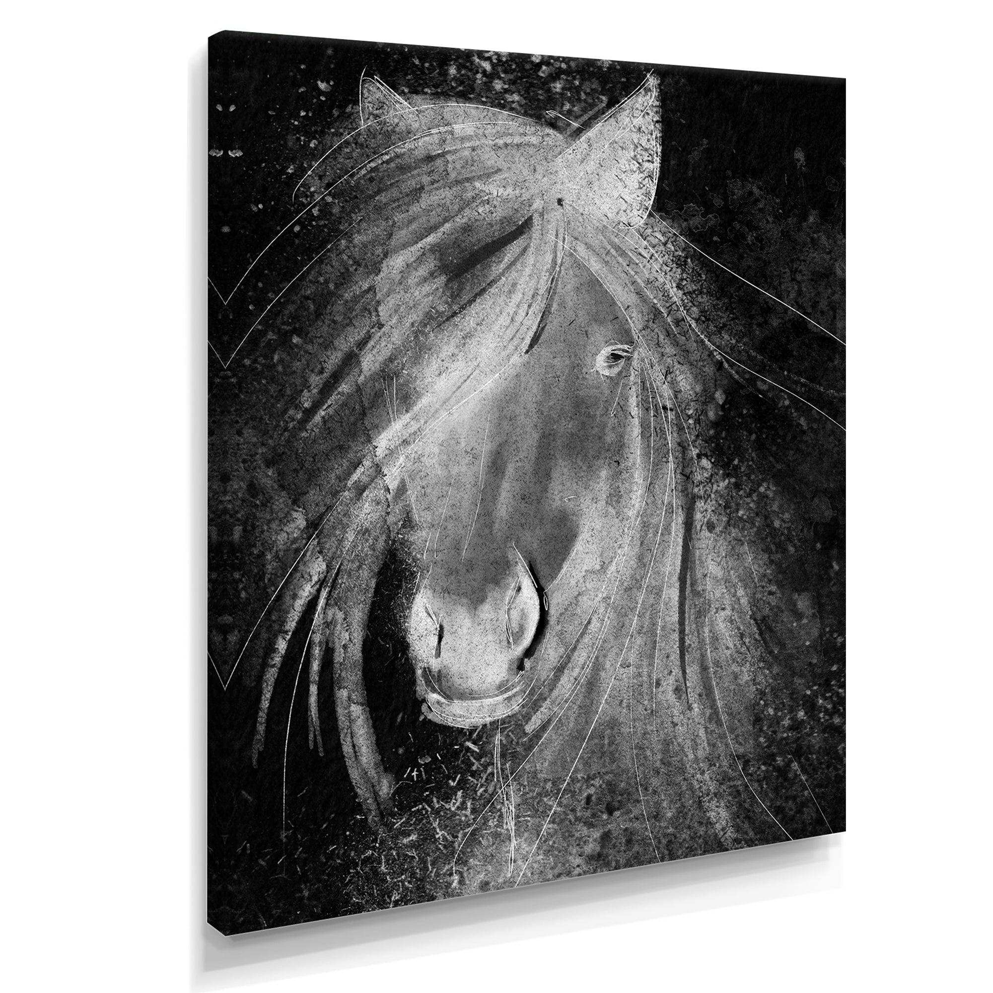 Farmhouse Horse VI - Canvas Wall Art
