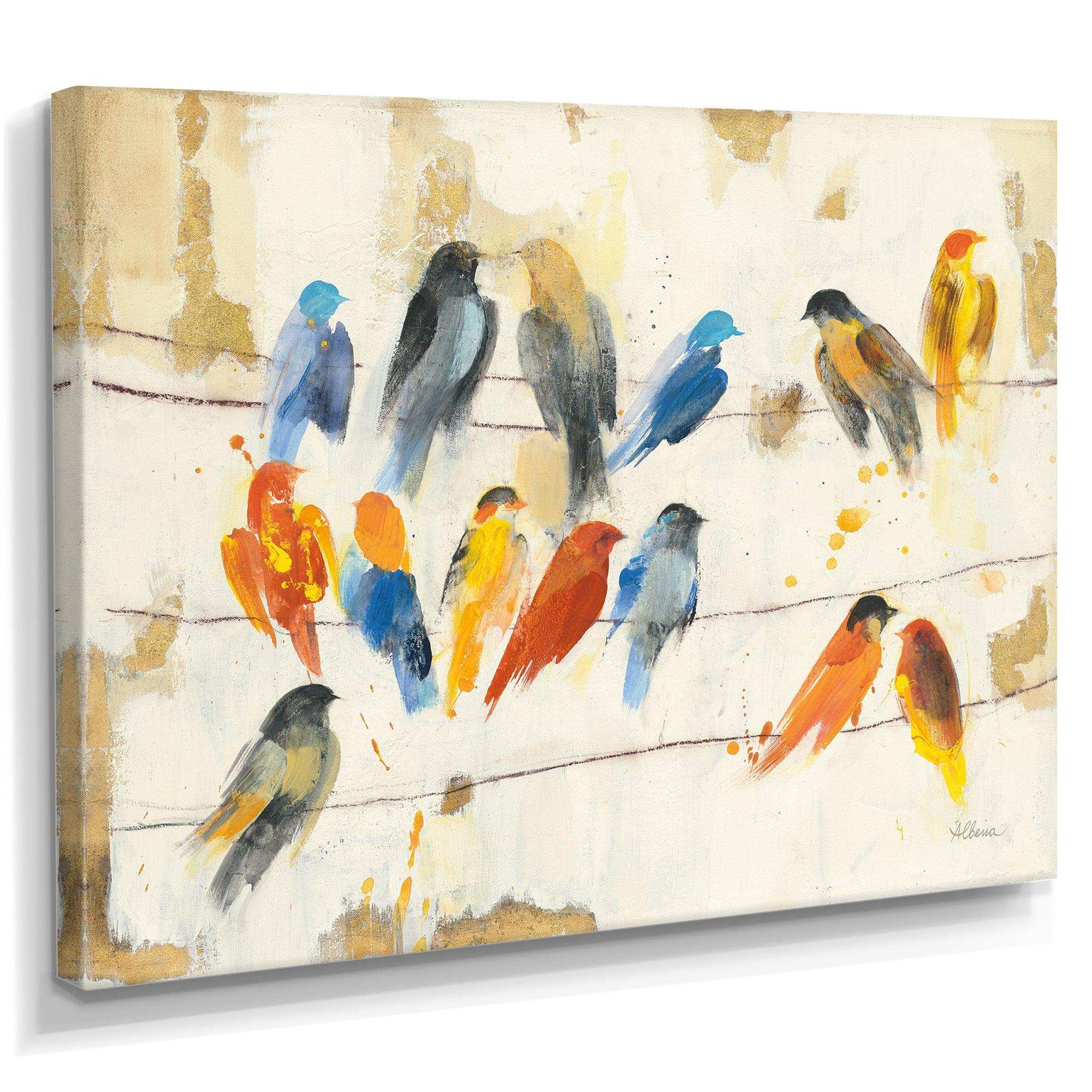 Multicolor Bird Meeting