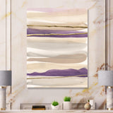 Shape of Glam Purple III - Shabby Chic Living Room Wall Decor