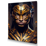 Black And Gold Tiger Woman VI