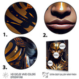 Black And Gold Tiger Woman VI