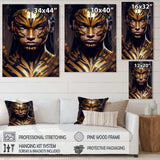 Black And Gold Tiger Woman VI