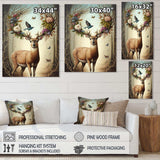 Deer With Blooming Antlers V