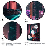 Futuristic Miami Neon Art I