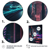 Futuristic Miami Neon Art II